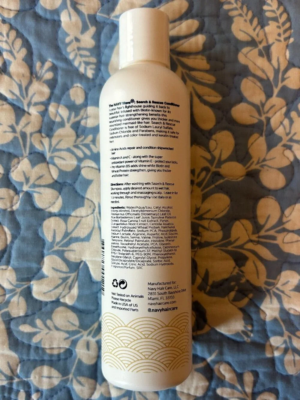 Navy Search & Rescue Biotin & Vitamin Enriched Fortifying Conditioner